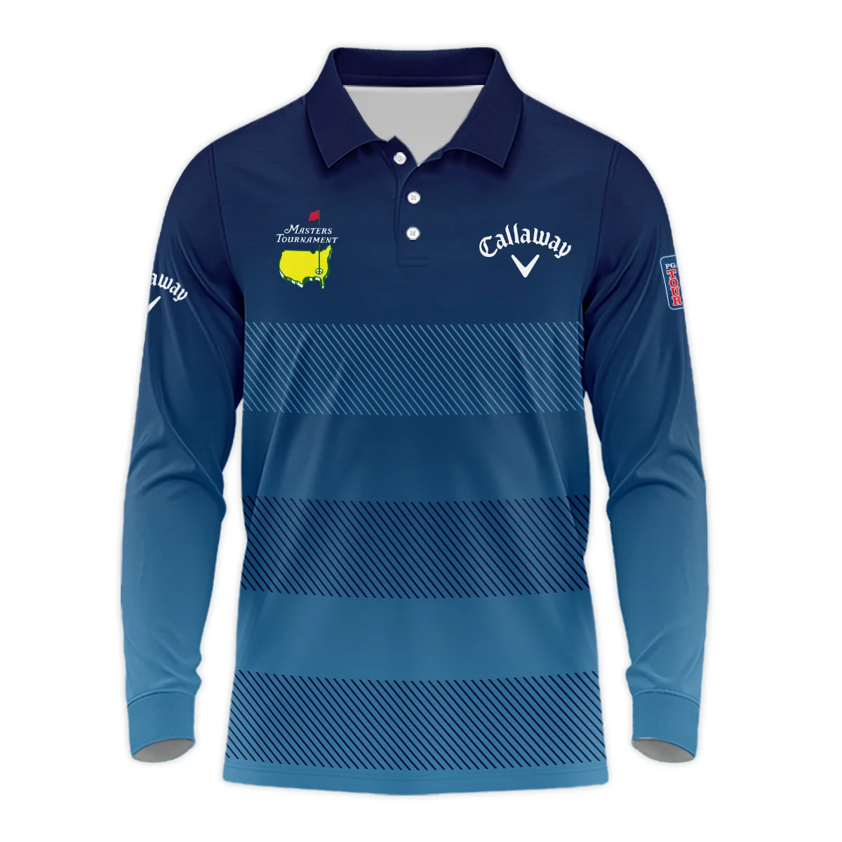 Special Release Callaway Masters Tournament Golf Long Polo Shirt All Over Prints HOMT210125A05CLWLPL
