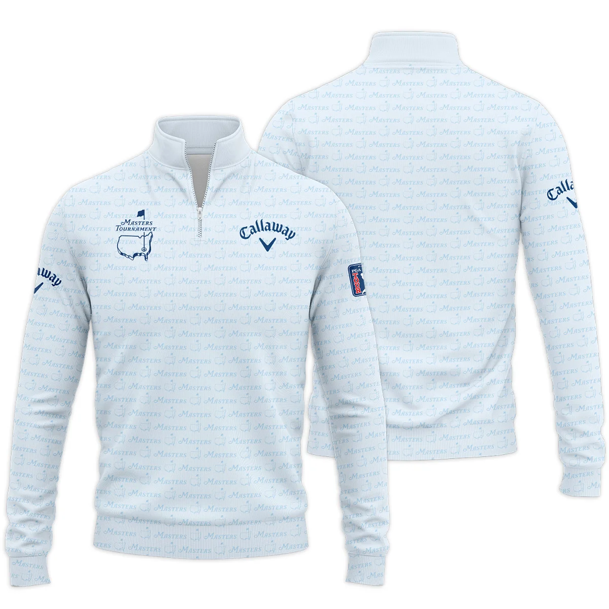 Special Release Callaway Masters Tournament Golf Quarter Zip Sweatshirt All Over Prints HOMT080125A01CLWQTJ - Image 3