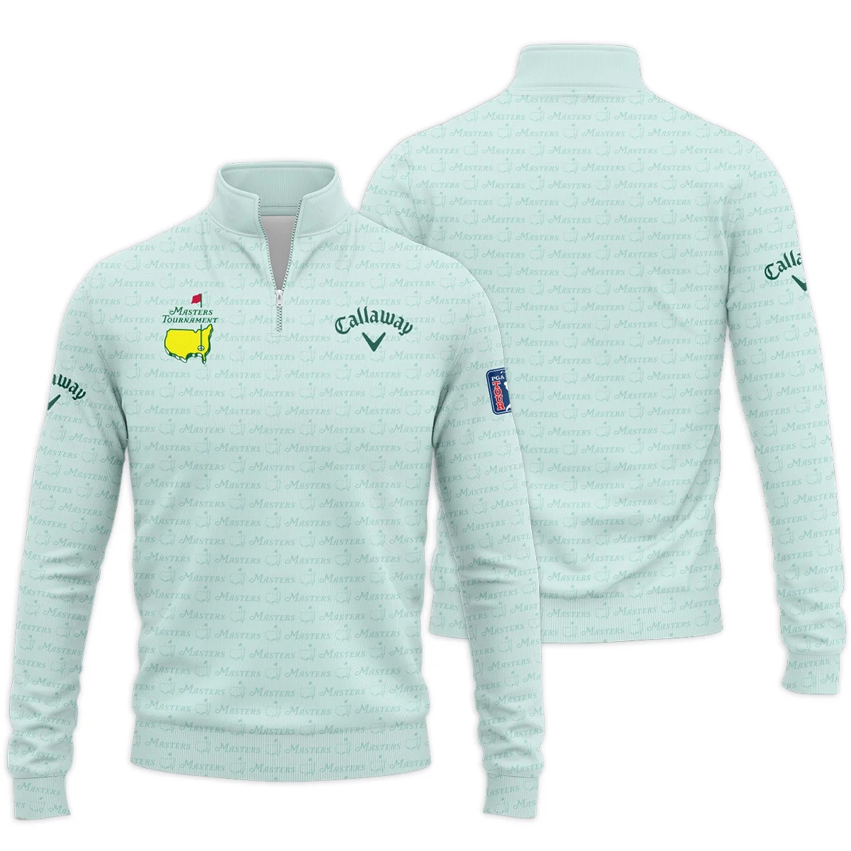 Special Release Callaway Masters Tournament Golf Quarter Zip Sweatshirt All Over Prints HOMT080125A02CLWQTJ - Image 3