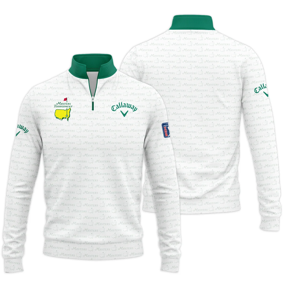 Special Release Callaway Masters Tournament Golf Quarter Zip Sweatshirt All Over Prints HOMT080125A03CLWQTJ - Image 3