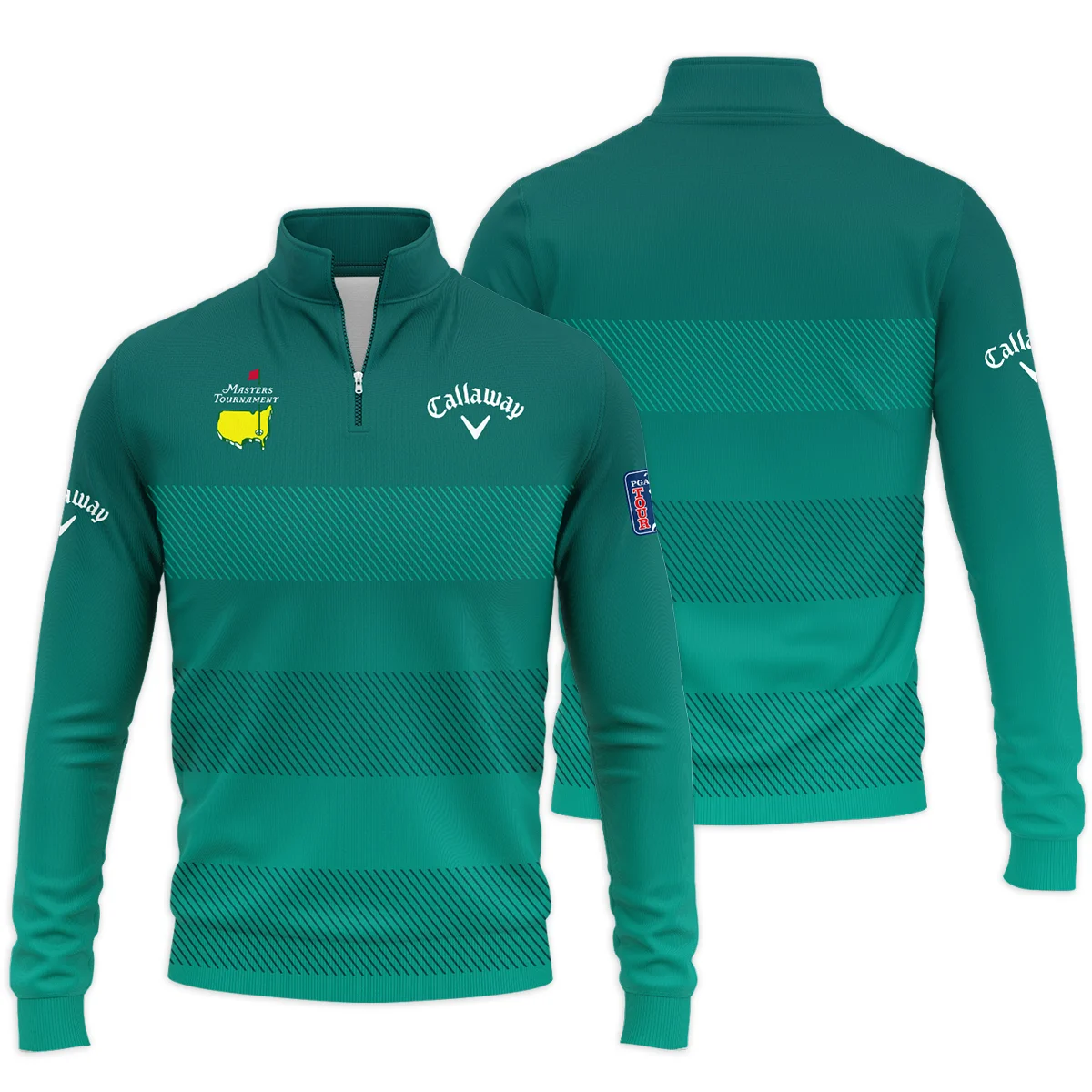 Special Release Callaway Masters Tournament Golf Quarter Zip Sweatshirt All Over Prints HOMT210125A01CLWQTJ - Image 3