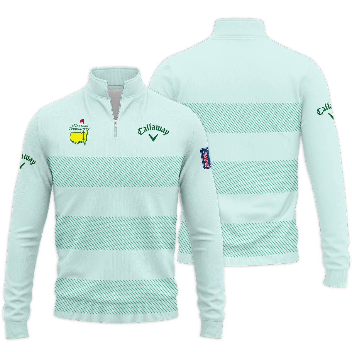 Special Release Callaway Masters Tournament Golf Quarter Zip Sweatshirt All Over Prints HOMT210125A02CLWQTJ - Image 3