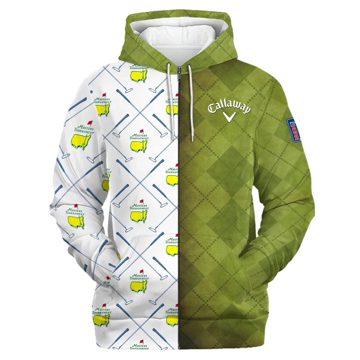 Special Release Callaway Masters Tournament Golf Zipper Hoodie Shirt All Over Prints HOMT030225A01CLWZHD