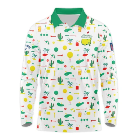 Special Release Masters Tournament Callaway Golf Long Polo Shirt All Over Prints HOMT241224A02CLWLPL