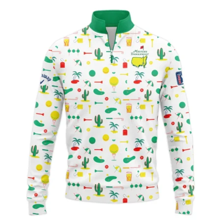 Special Release Masters Tournament Callaway Golf Quarter Zip Sweatshirt All Over Prints HOMT241224A02CLWQTJ