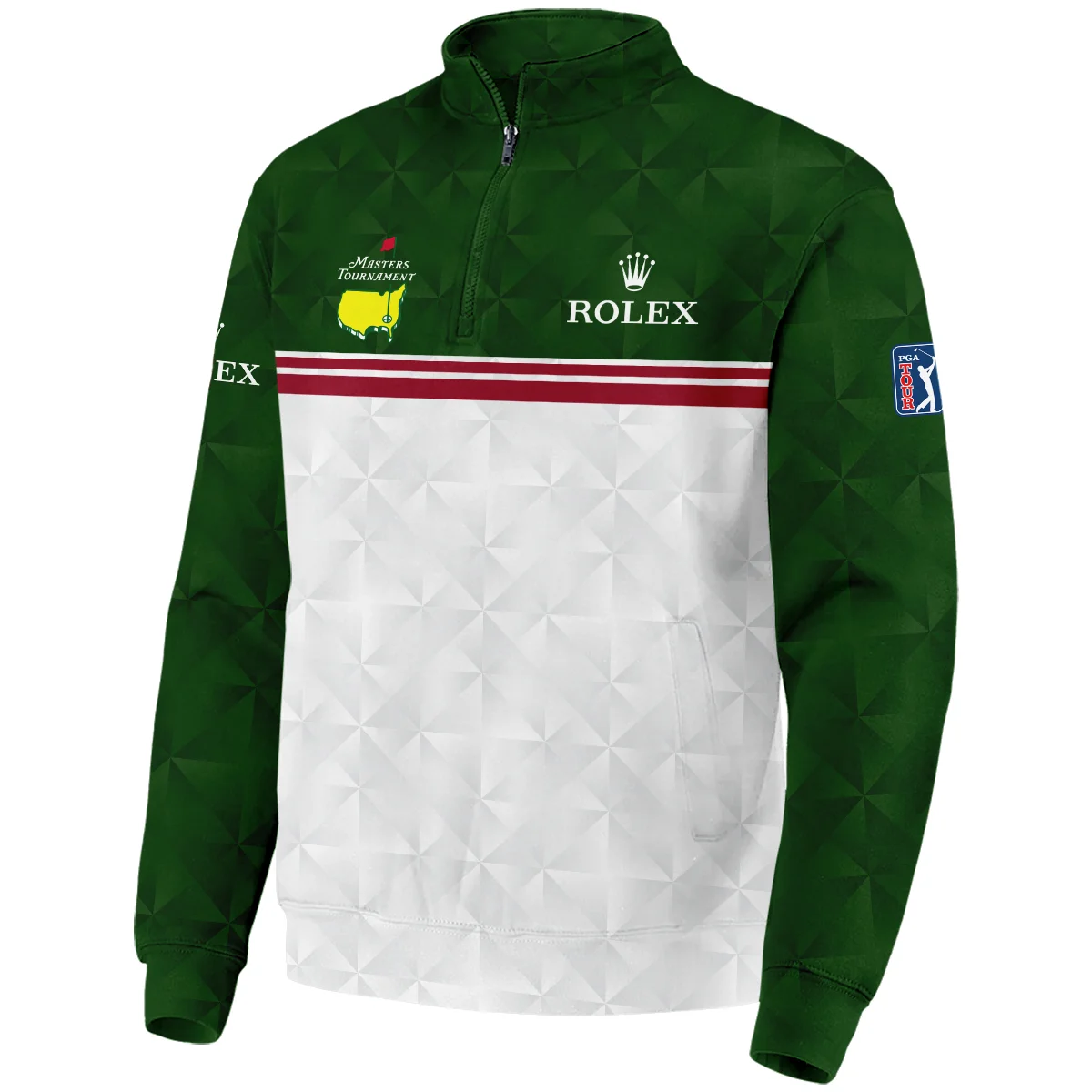 Special Release Masters Tournament Rolex Golf Quarter Zip Sweatshirt All Over Prints HOMT021224A01ROXQTJ - Image 2