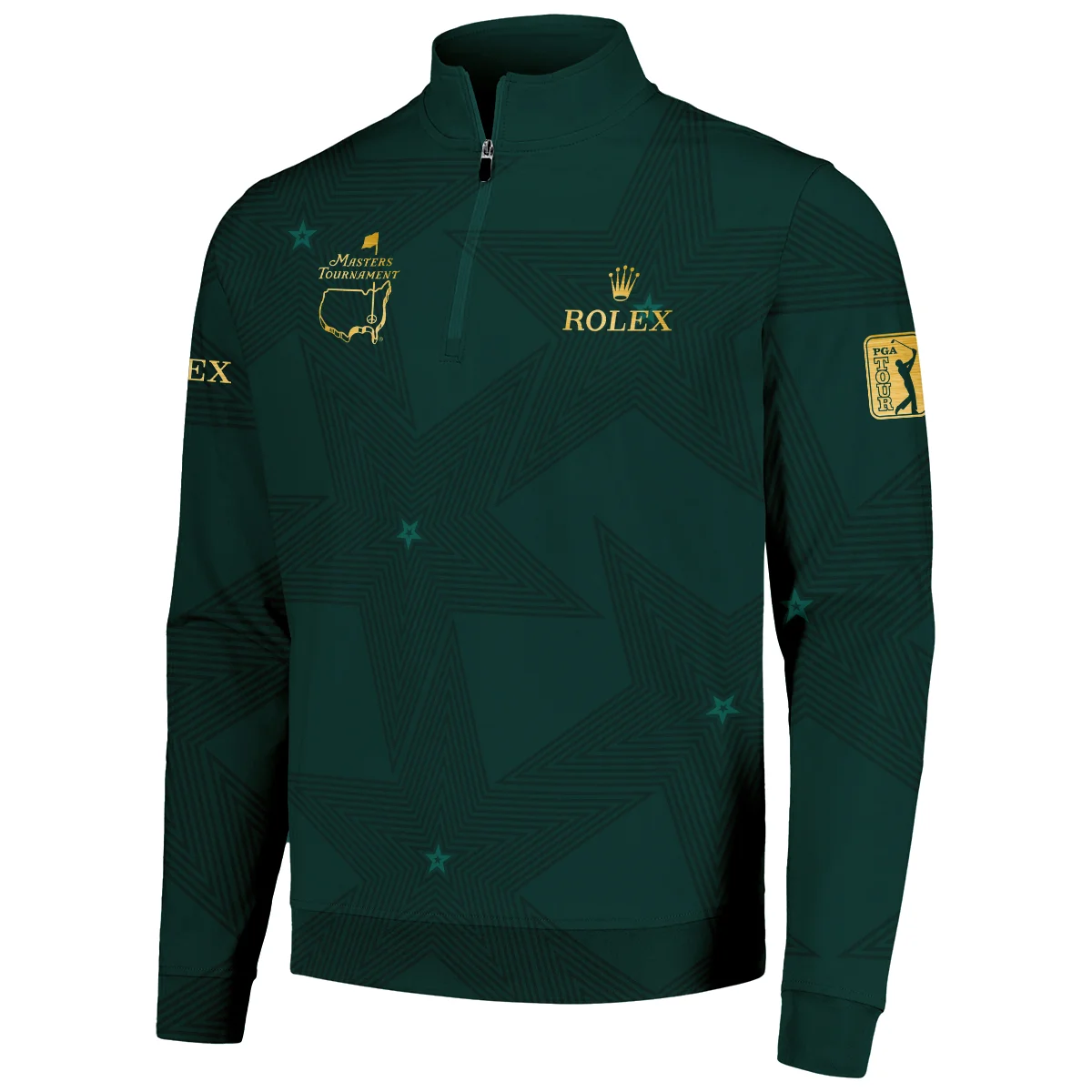 Special Release Masters Tournament Rolex Golf Quarter Zip Sweatshirt All Over Prints HOTPMT251124A02ROXQTJ - Image 2