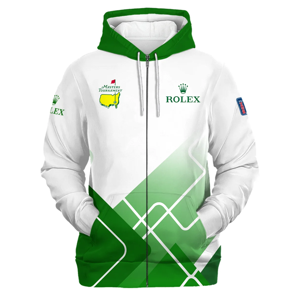 Special Release Masters Tournament Rolex Golf Zipper Hoodie Shirt All Over Prints HOMT021224A02ROXZHD
