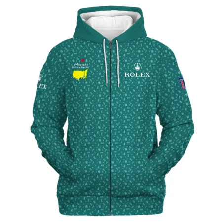 Special Release Masters Tournament Rolex Golf Zipper Hoodie Shirt All Over Prints HOMT201224A02ROXZHD
