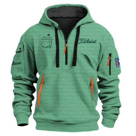 Special Release Masters Tournament Titleist Golf Hoodie Half Zipper All Over Prints HOMT080125A08TLHDF