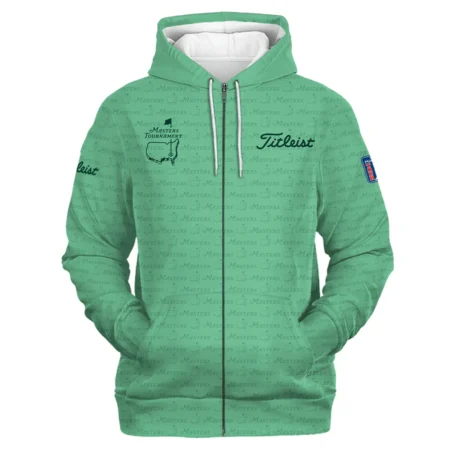 Special Release Masters Tournament Titleist Golf Zipper Hoodie Shirt All Over Prints HOMT080125A08TLZHD