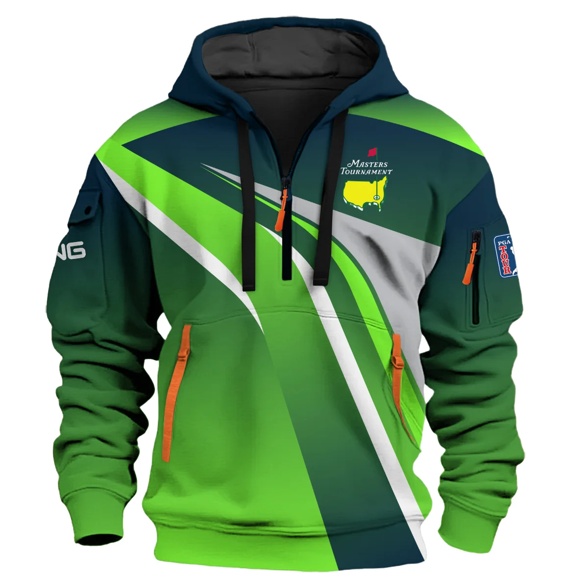 Special Release Ping Masters Tournament Golf Hoodie Half Zipper All Over Prints HOMT170225A01PIHDF