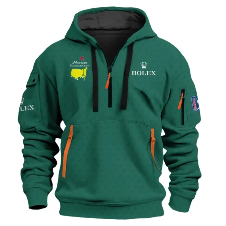 Special Release Rolex Masters Tournament Golf Hoodie Half Zipper All Over Prints HOMT070125A02ROXHDF