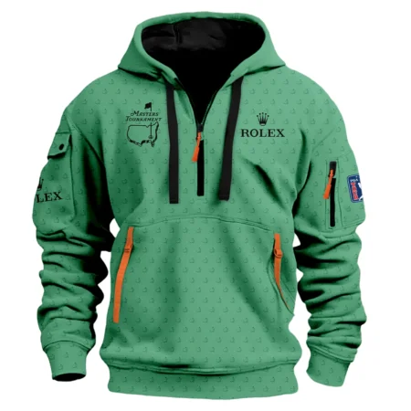 Special Release Rolex Masters Tournament Golf Hoodie Half Zipper All Over Prints HOMT070125A05ROXHDF