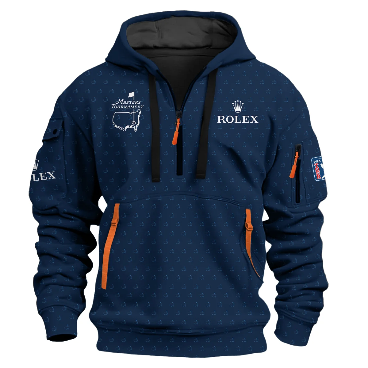 Special Release Rolex Masters Tournament Golf Hoodie Half Zipper All Over Prints HOMT070125A06ROXHDF