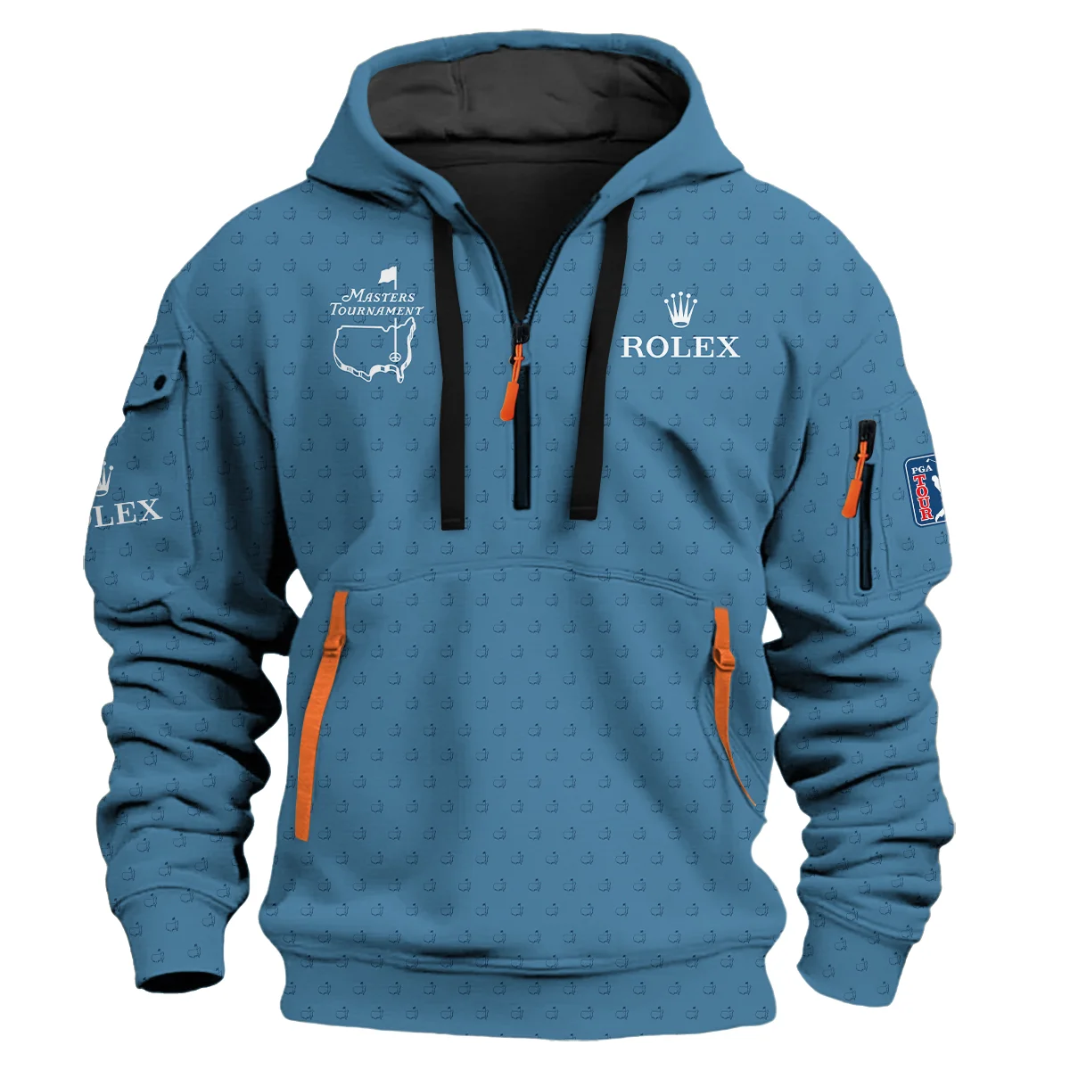 Special Release Rolex Masters Tournament Golf Hoodie Half Zipper All Over Prints HOMT070125A07ROXHDF