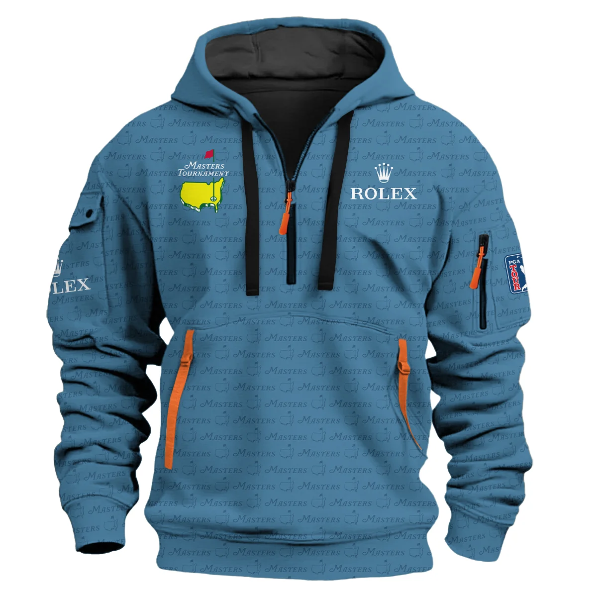 Special Release Rolex Masters Tournament Golf Hoodie Half Zipper All Over Prints HOMT080125A06ROXHDF