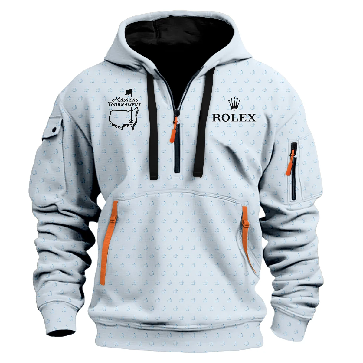 Special Release Rolex Masters Tournament Golf Hoodie Half Zipper All Over Prints HOMT161224A01ROXHDF