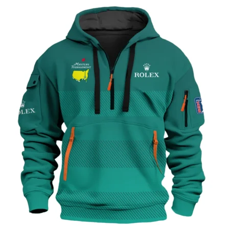 Special Release Rolex Masters Tournament Golf Hoodie Half Zipper All Over Prints HOMT210125A01ROXHDF