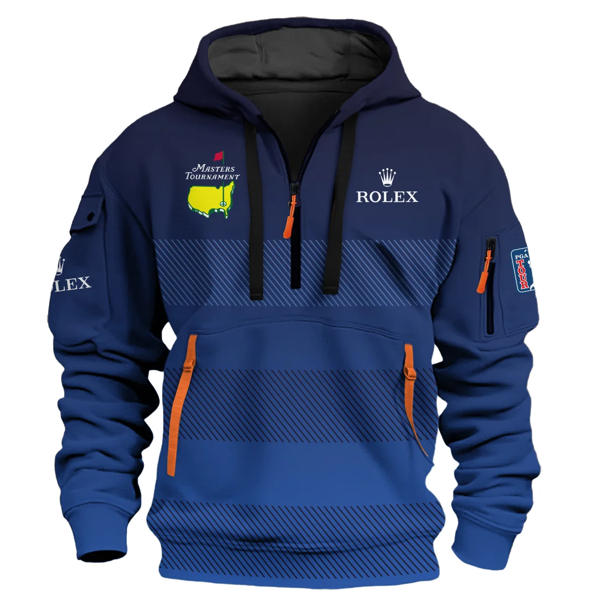 Special Release Rolex Masters Tournament Golf Hoodie Half Zipper All Over Prints HOMT210125A04ROXHDF