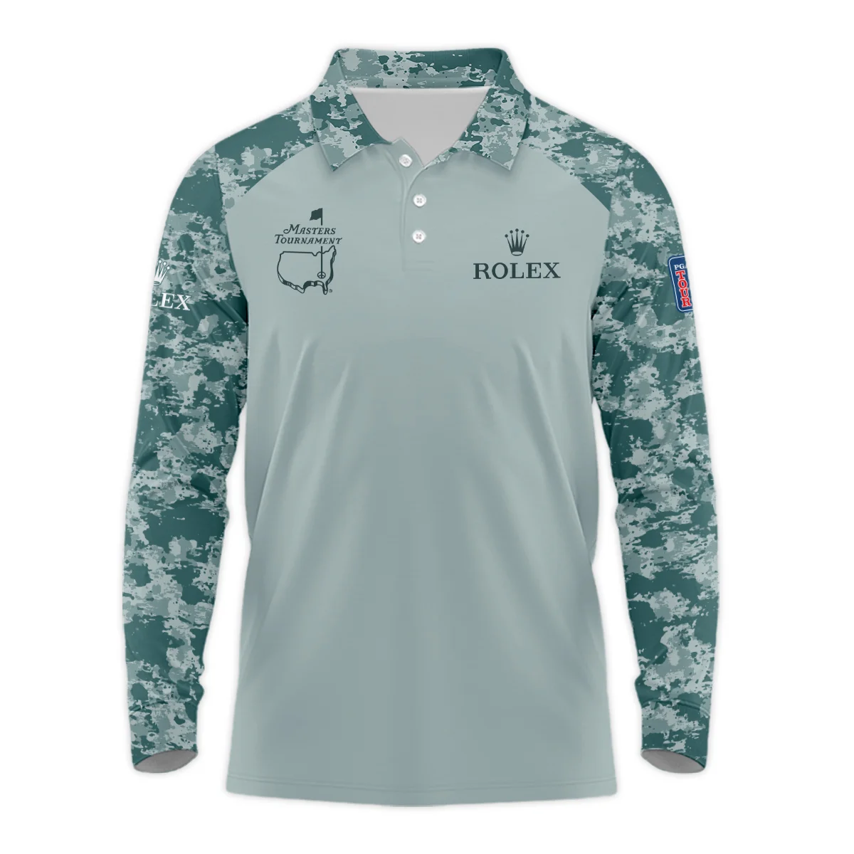 Special Release Rolex Masters Tournament Golf Long Polo Shirt All Over Prints HOMT04112402ROXLPL