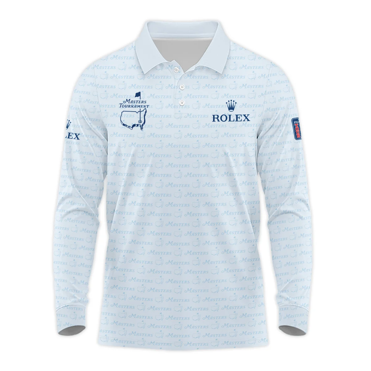 Special Release Rolex Masters Tournament Golf Long Polo Shirt All Over Prints HOMT080125A01ROXLPL