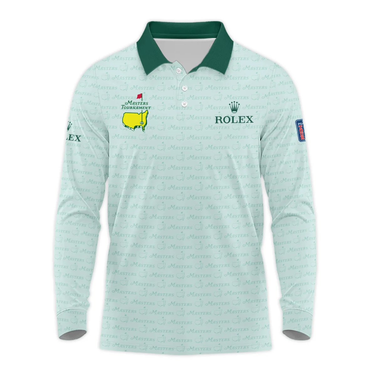 Special Release Rolex Masters Tournament Golf Long Polo Shirt All Over Prints HOMT080125A02ROXLPL
