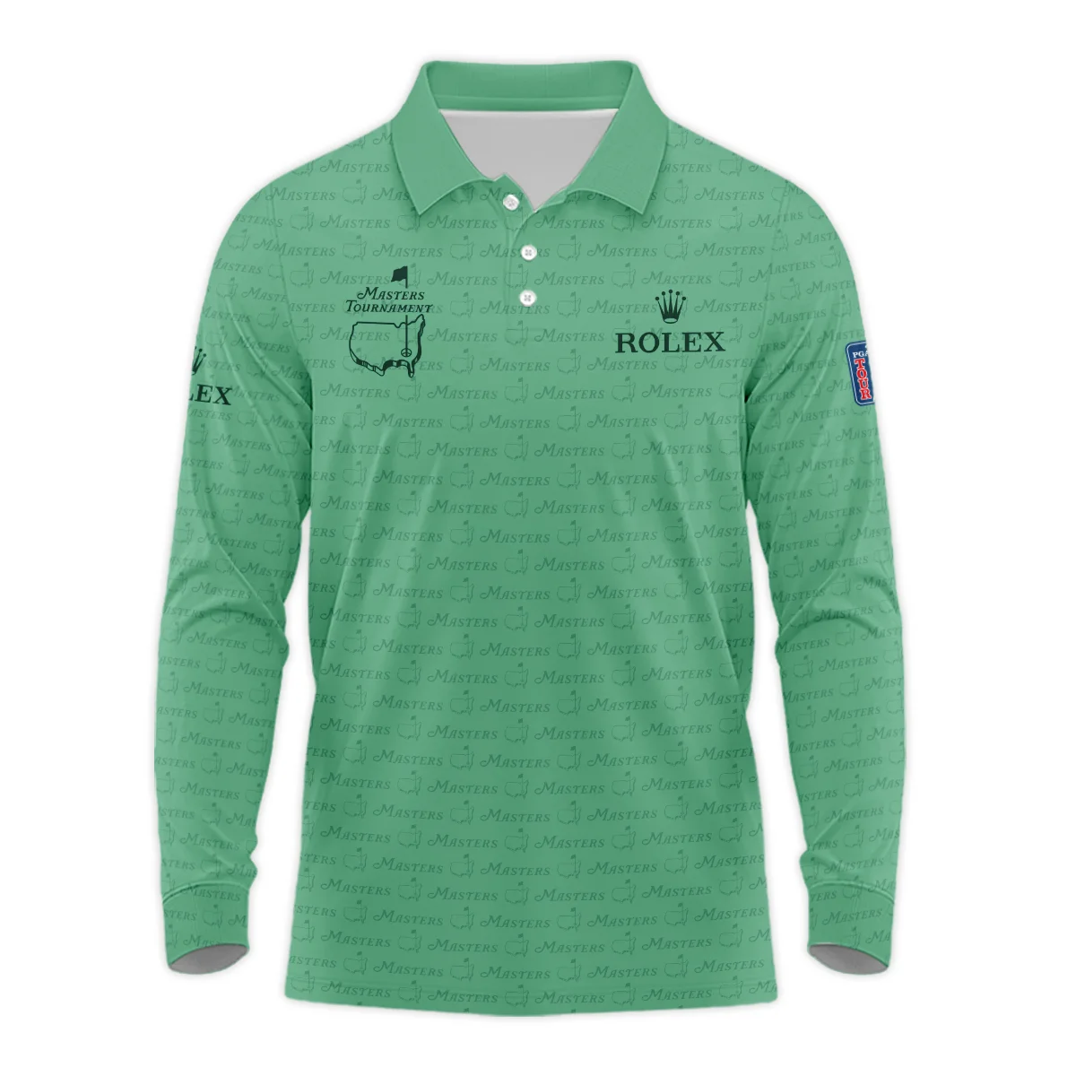 Special Release Rolex Masters Tournament Golf Long Polo Shirt All Over Prints HOMT080125A08ROXLPL
