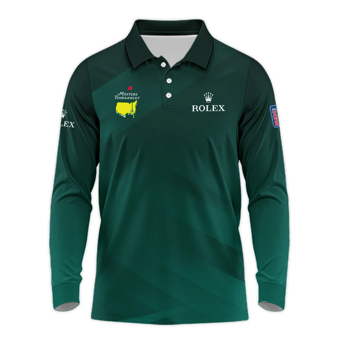 Special Release Rolex Masters Tournament Golf Long Polo Shirt All Over Prints HOMT110324A01ROXLPL