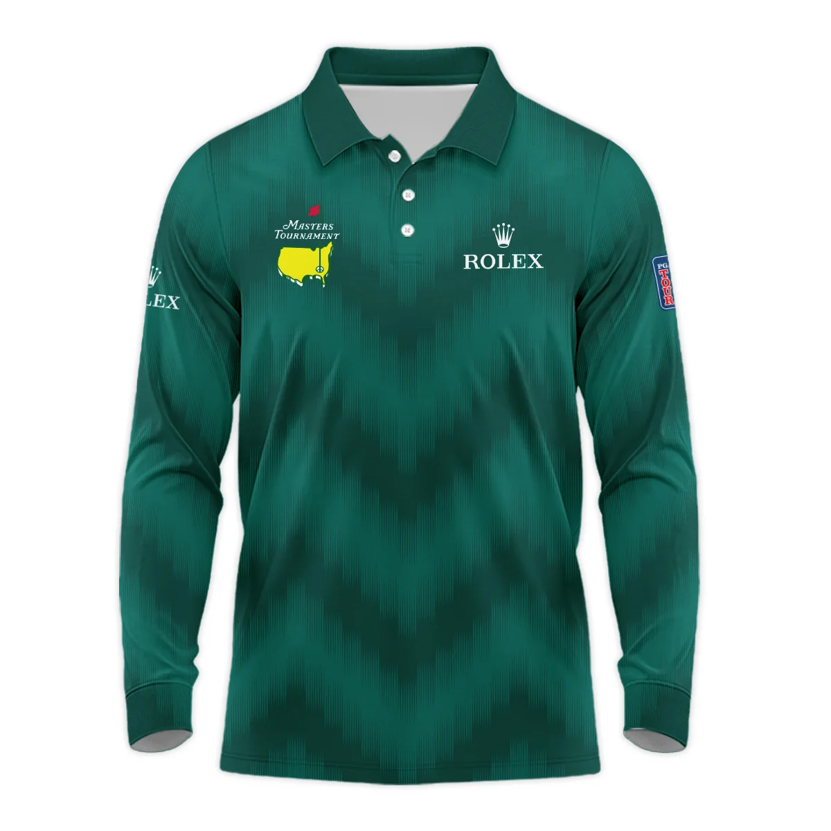 Special Release Rolex Masters Tournament Golf Long Polo Shirt All Over Prints HOMT120324A01ROXLPL