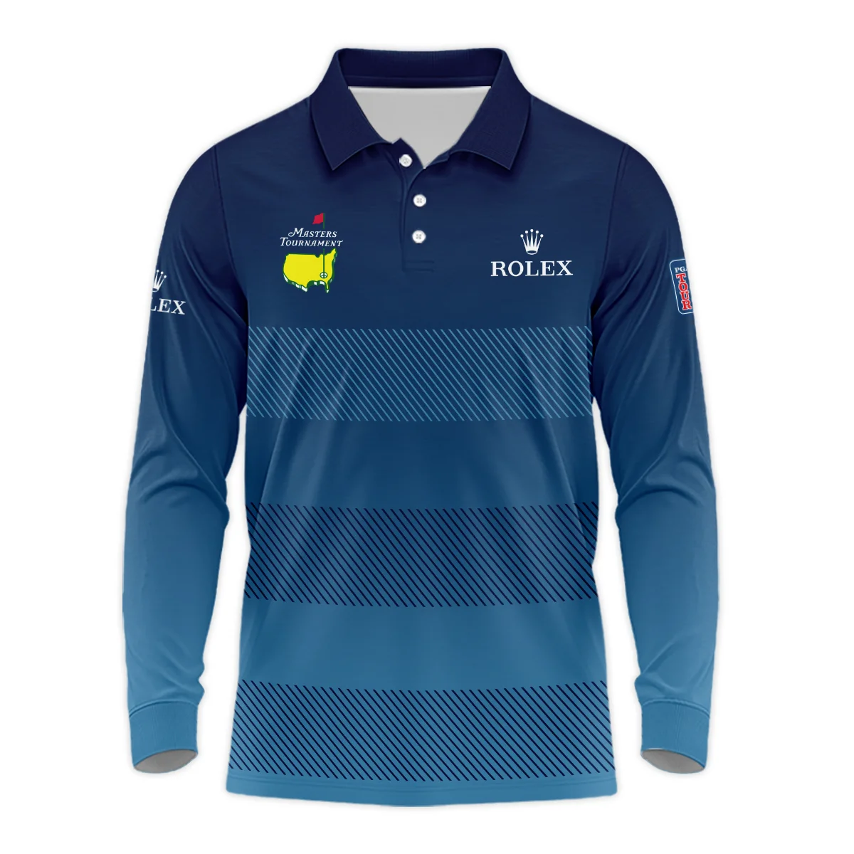 Special Release Rolex Masters Tournament Golf Long Polo Shirt All Over Prints HOMT210125A05ROXLPL
