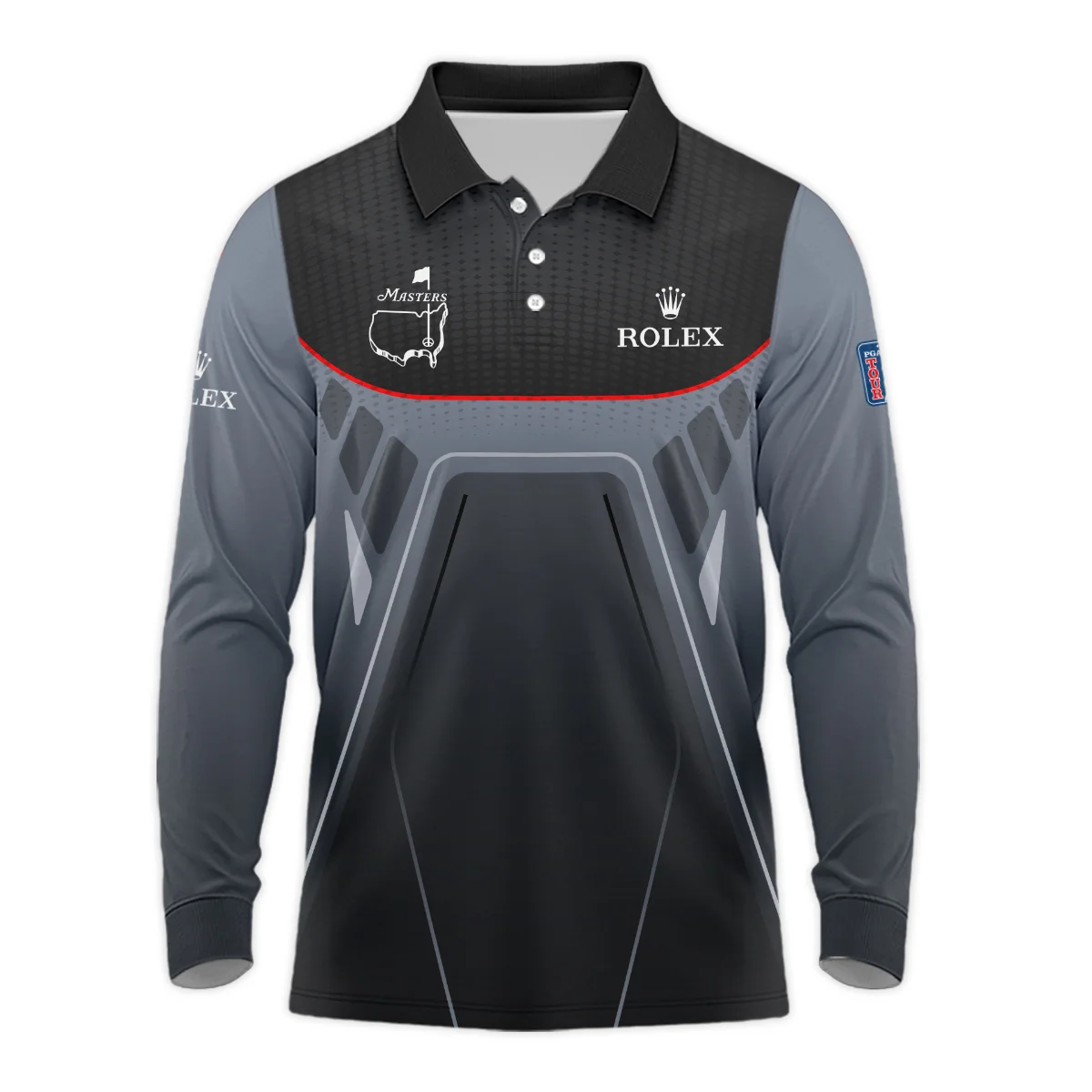 Special Release Rolex Masters Tournament Golf Long Polo Shirt All Over Prints HOMT311024A01ROXLPL