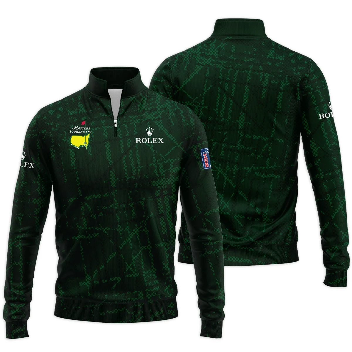 Special Release Rolex Masters Tournament Golf Quarter Zip Sweatshirt All Over Prints HOMT04032401ROXQTJ - Image 3
