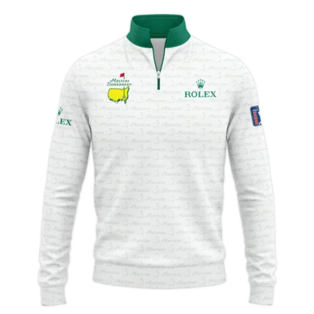 Special Release Rolex Masters Tournament Golf Quarter Zip Sweatshirt All Over Prints HOMT080125A03ROXQTJ