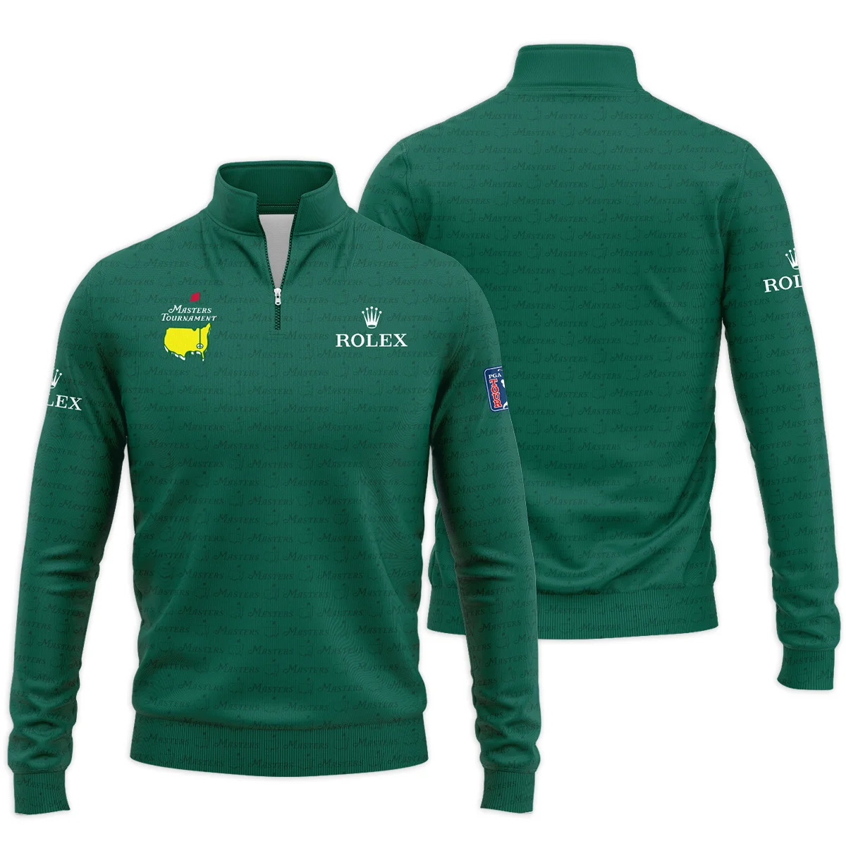 Special Release Rolex Masters Tournament Golf Quarter Zip Sweatshirt All Over Prints HOMT080125A07ROXQTJ - Image 3
