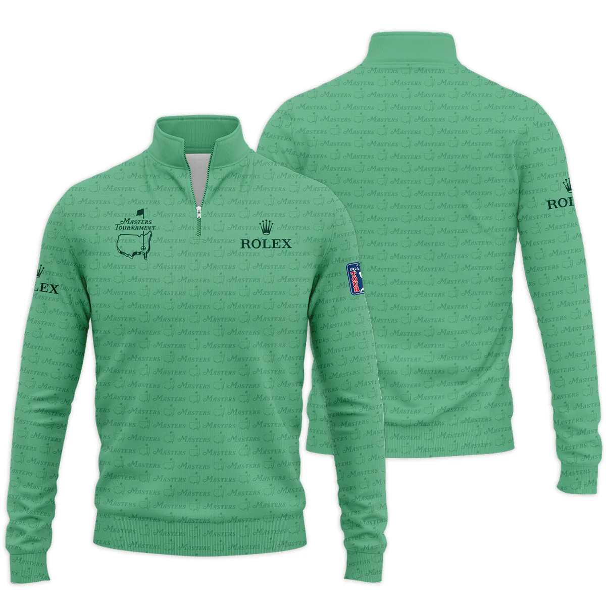 Special Release Rolex Masters Tournament Golf Quarter Zip Sweatshirt All Over Prints HOMT080125A08ROXQTJ - Image 3