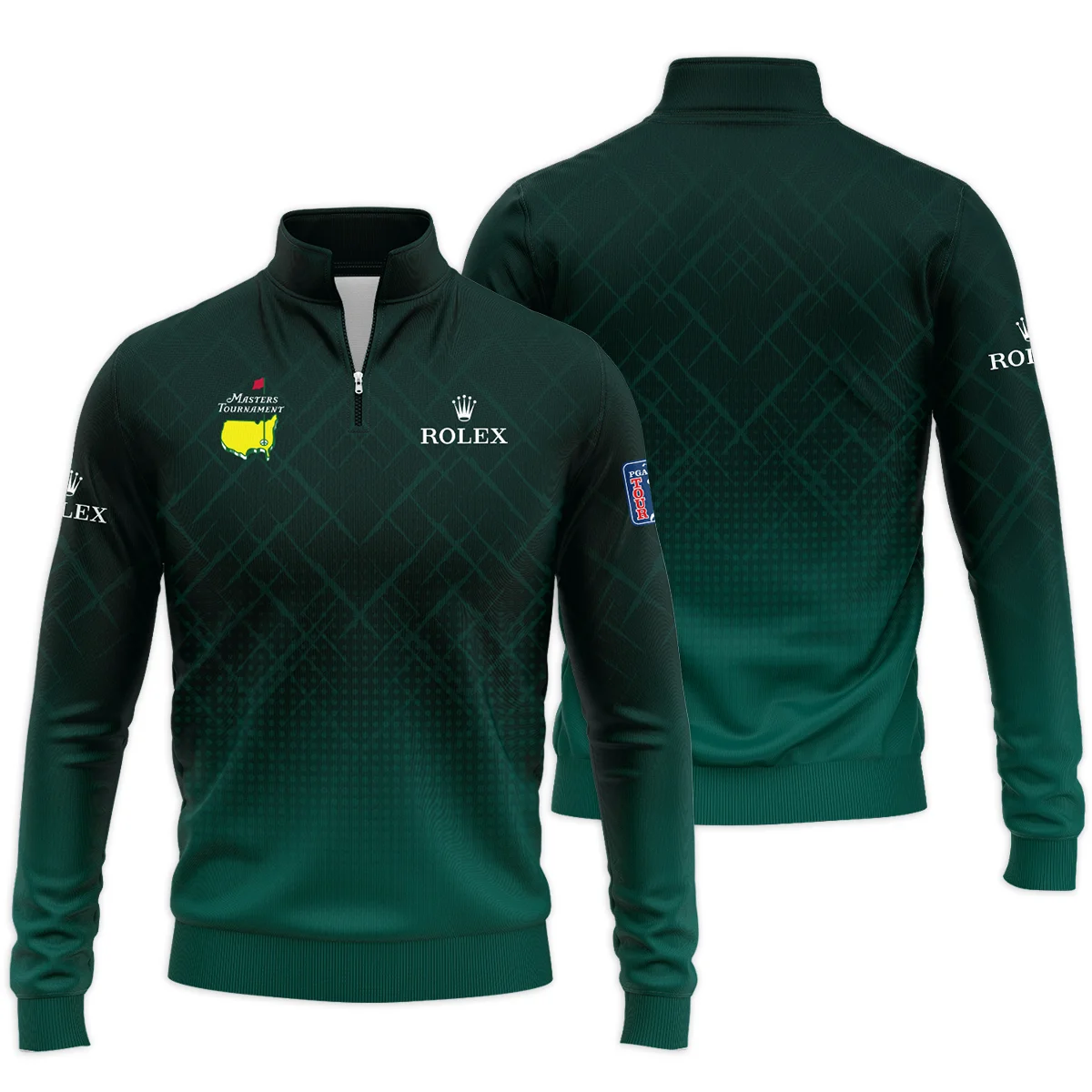 Special Release Rolex Masters Tournament Golf Quarter Zip Sweatshirt All Over Prints HOMT27022401ROXQTJ - Image 3