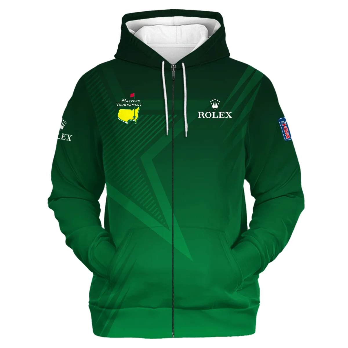 Special Release Rolex Masters Tournament Golf Zipper Hoodie Shirt All Over Prints HOMT011124A03ROXZHD