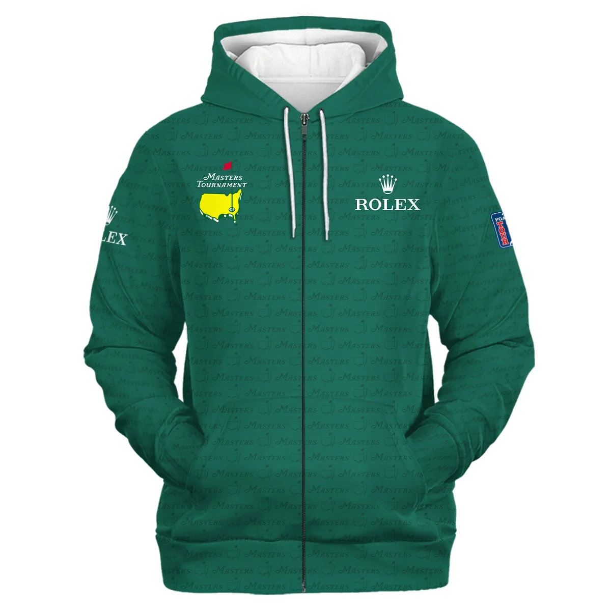 Special Release Rolex Masters Tournament Golf Zipper Hoodie Shirt All Over Prints HOMT080125A07ROXZHD