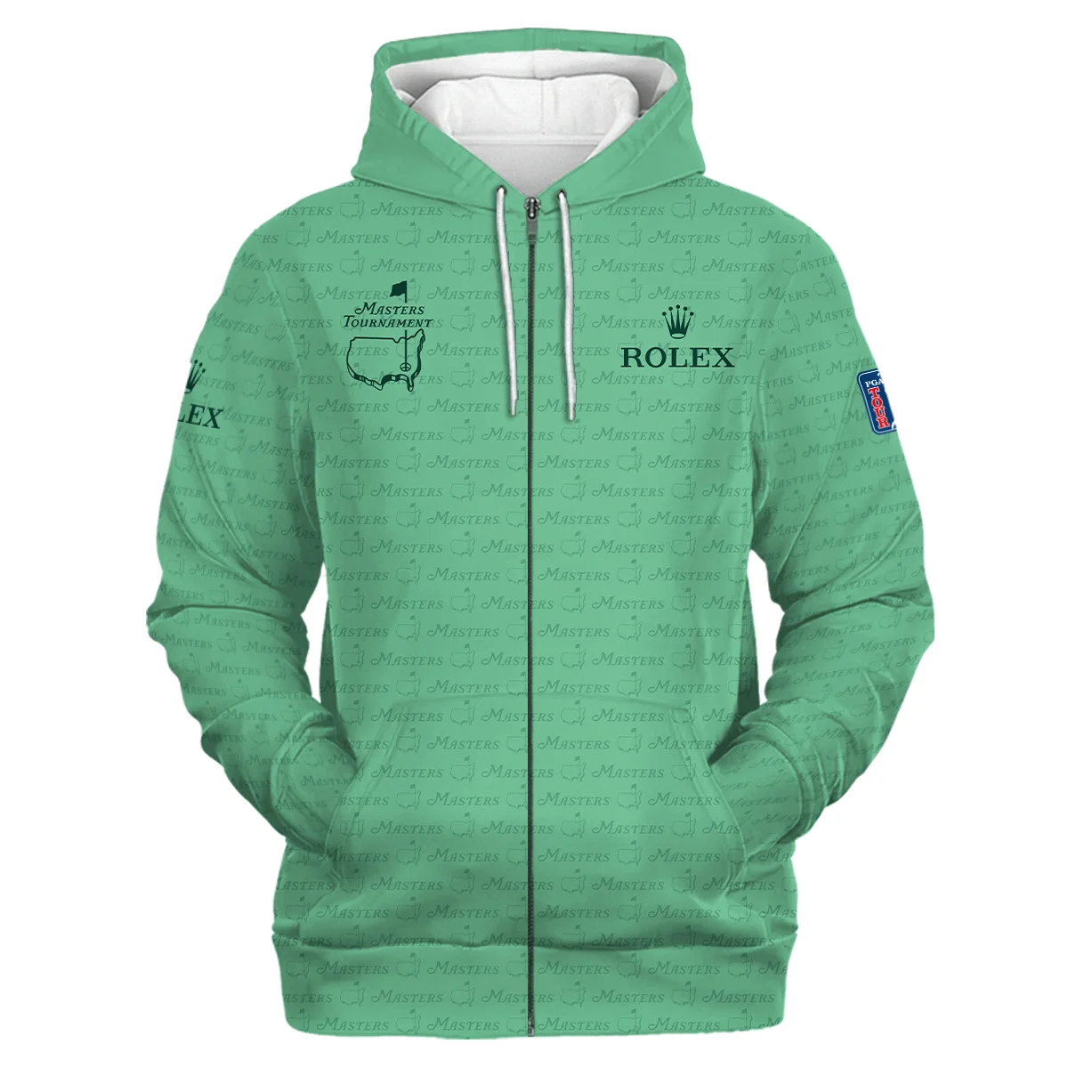 Special Release Rolex Masters Tournament Golf Zipper Hoodie Shirt All Over Prints HOMT080125A08ROXZHD