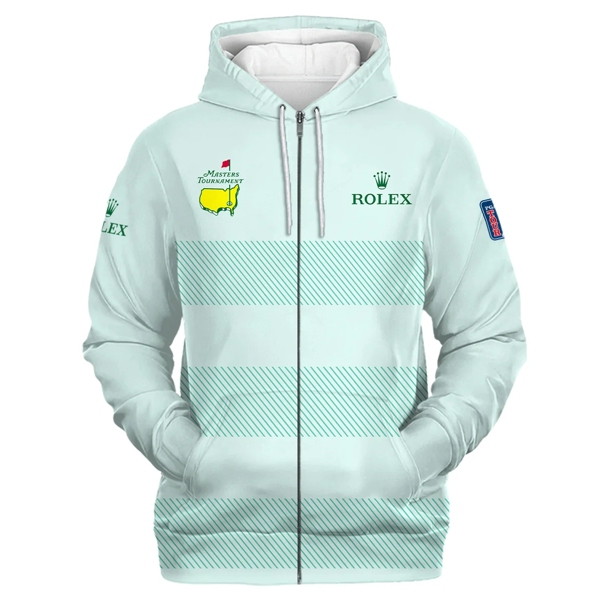 Special Release Rolex Masters Tournament Golf Zipper Hoodie Shirt All Over Prints HOMT210125A02ROXZHD
