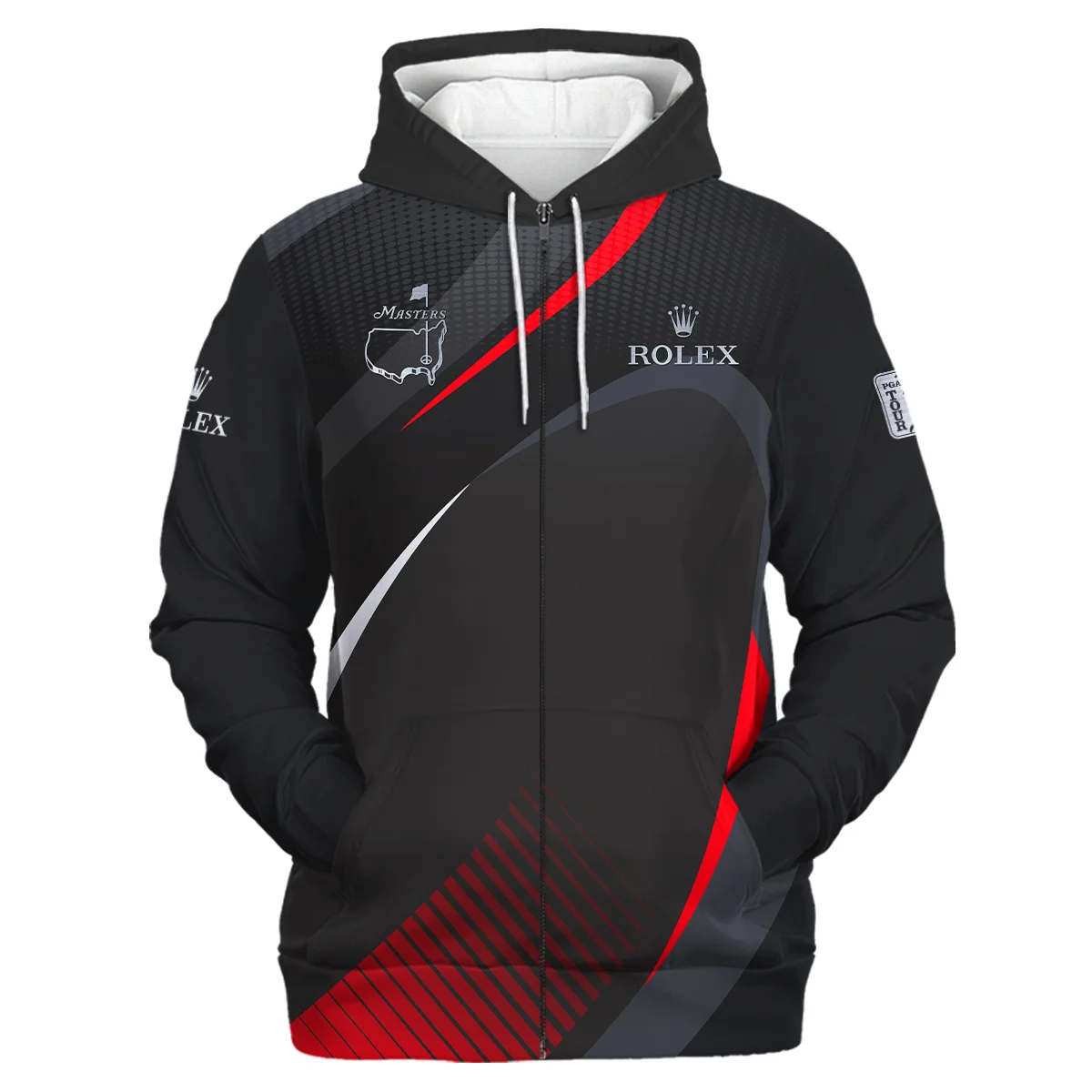 Special Release Rolex Masters Tournament Golf Zipper Hoodie Shirt All Over Prints HOMT311024A02ROXZHD