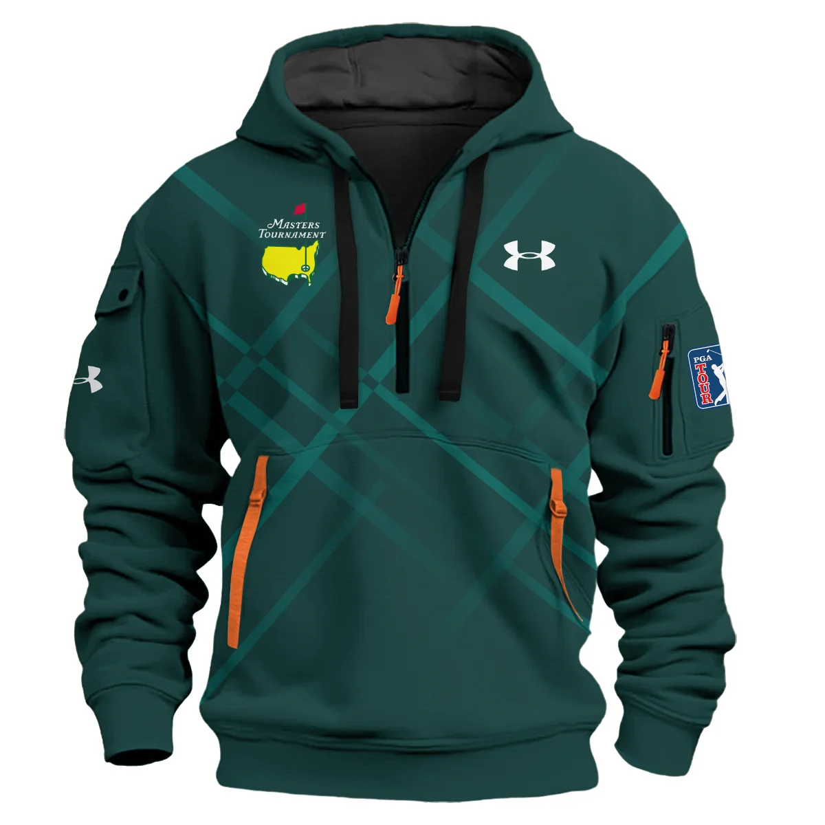 Special Release Under Armour Masters Tournament Golf Hoodie Half Zipper All Over Prints HOMT020725T1UAHDF
