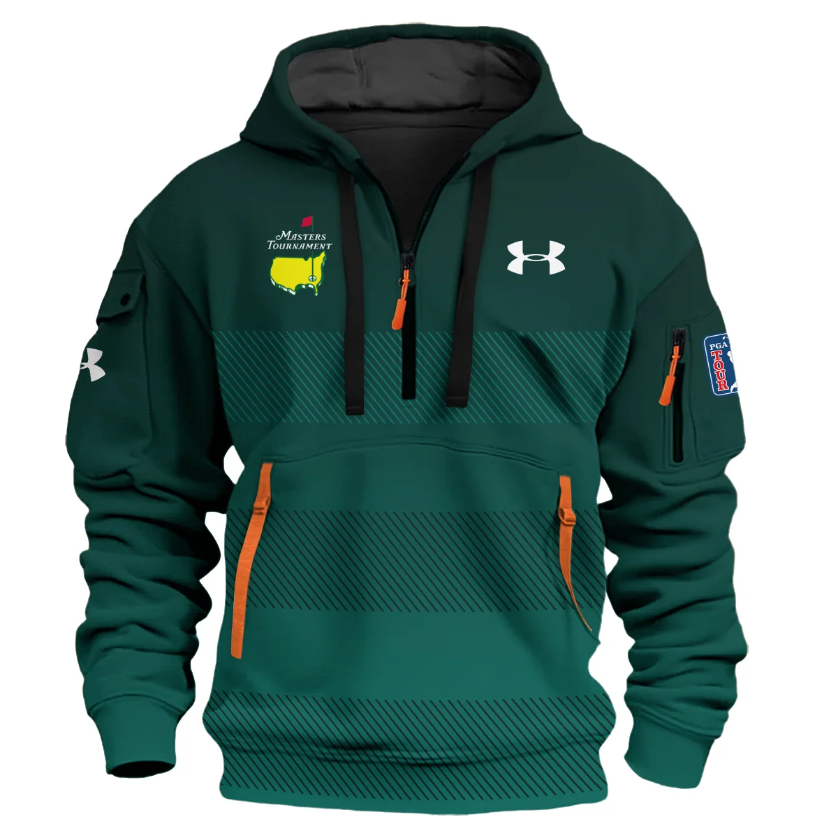 Special Release Under Armour Masters Tournament Golf Hoodie Half Zipper All Over Prints HOMT110324A02UAHDF