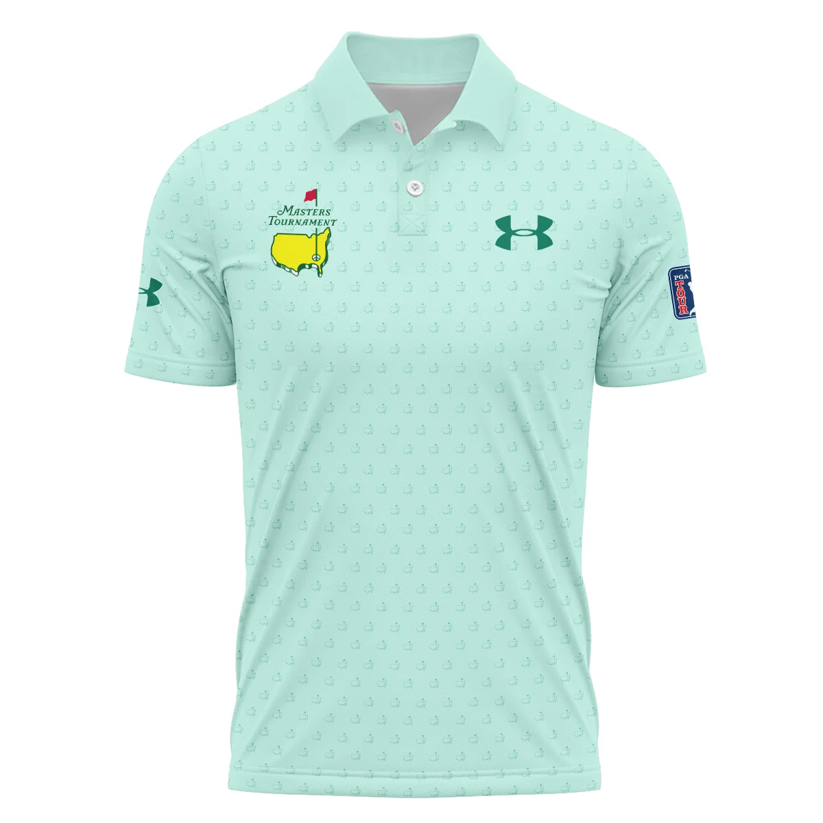 Special Release Under Armour Masters Tournament Golf Polo Shirt All Over Prints HOMT070125A04UAPL