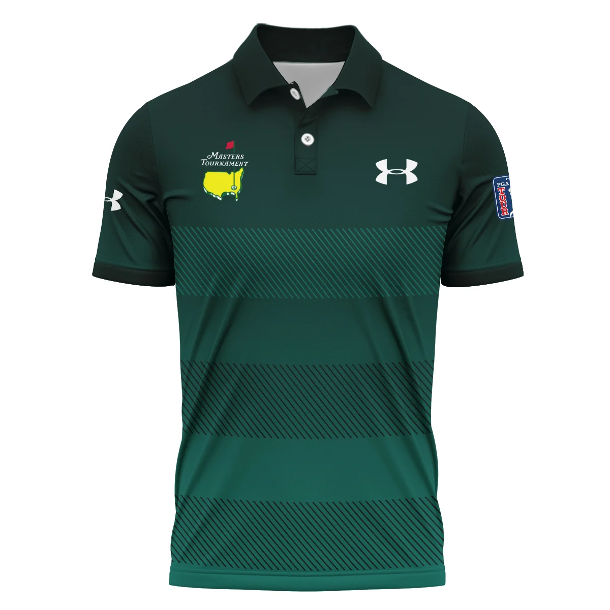 Special Release Under Armour Masters Tournament Golf Polo Shirt All Over Prints HOMT110324A02UAPL