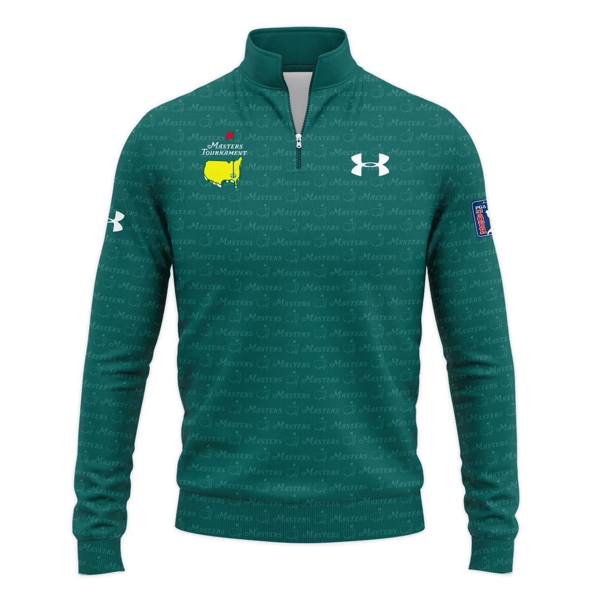 Special Release Under Armour Masters Tournament Golf Quarter Zip Sweatshirt All Over Prints HOMT080125A04UAQTJ