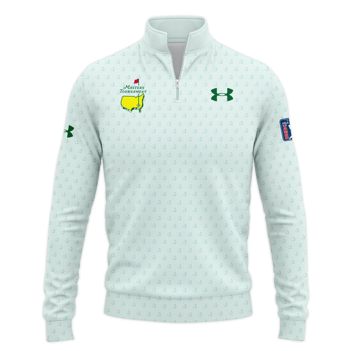 Special Release Under Armour Masters Tournament Golf Quarter Zip Sweatshirt All Over Prints HOMT161224A02UAQTJ