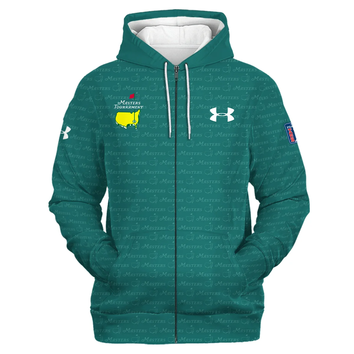 Special Release Under Armour Masters Tournament Golf Zipper Hoodie Shirt All Over Prints HOMT080125A04UAZHD