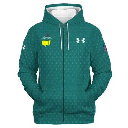 Special Release Under Armour Masters Tournament Golf Zipper Hoodie Shirt All Over Prints HOMT201224A01UAZHD